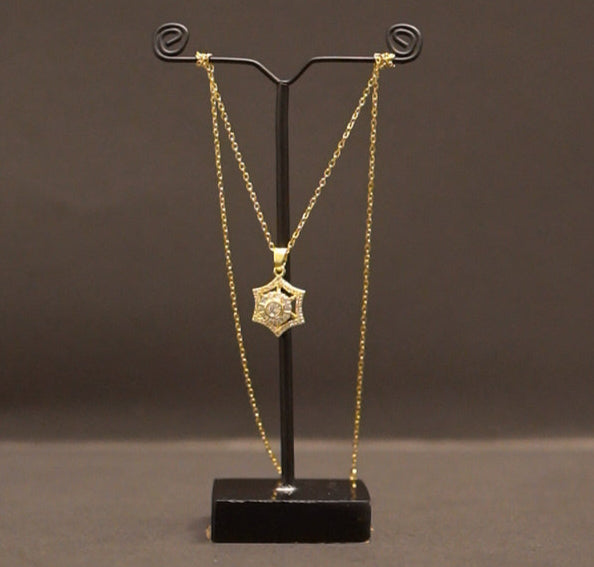 Golden Stone Locket