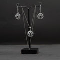 Daily Wear Silver Locket Set