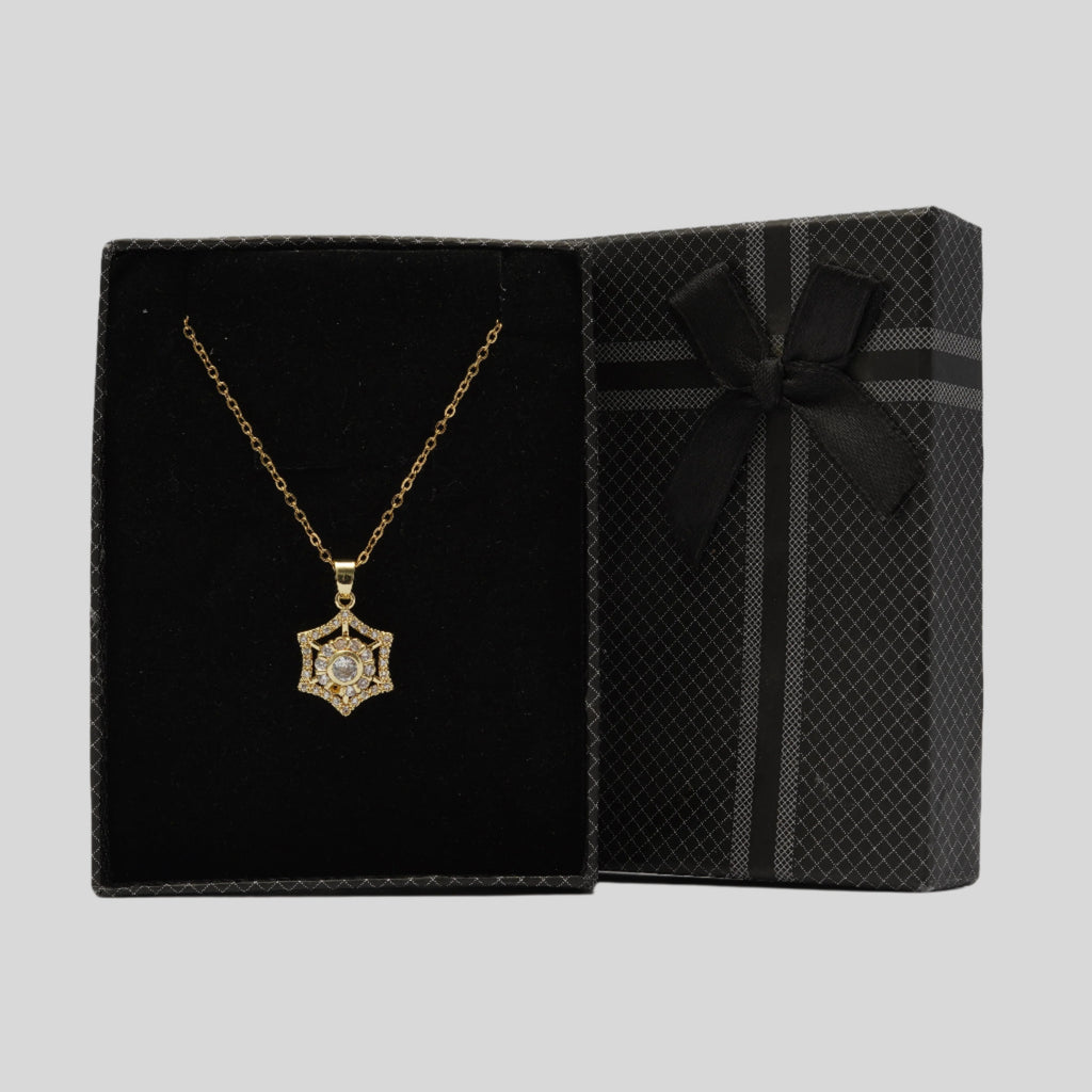 Golden Stone Locket