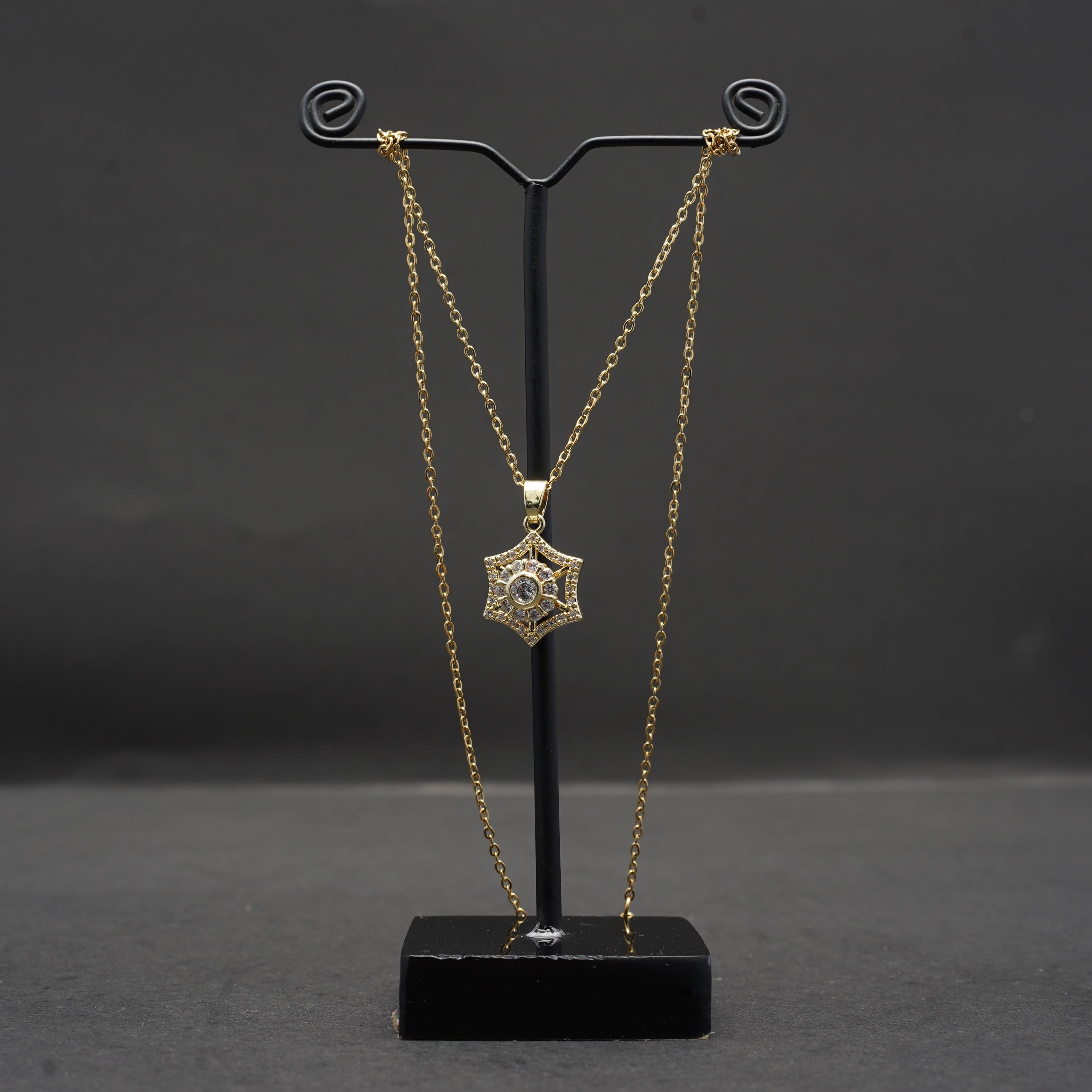 Golden Stone Locket